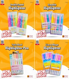 WOW BAGO: Assorted Highlighter Set